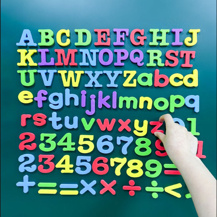 Alphabet Lore Magnetic Alphabet Letters EVA Refrigerator Stickers Toddlers Kids Learning Spelling Counting Educational Toys Gift
