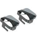Universal Folding Mountain Bike Rear Seat Footrest - Space-Saving,  High Load Capacity, Non-Slip Surface, Easy Installation. 