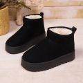 Real Sheepskin Wool Low-cut Warm Comfortable Shoes Women Fashion Short Shoes 2025 New Winter Warm Boots Fur Ladies Snow Boots.