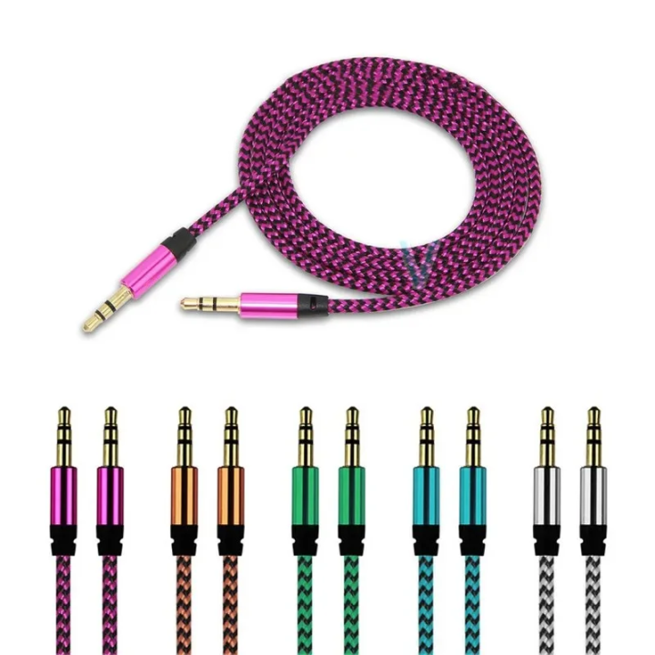 Aux Cable 1M Jack 3.5mm Audio Cable 3.5mm Speaker Cable Male to Male Car Aux Cord for JBL Headphone iphone Samsung AUX Cord