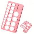 Nipple Ruler for Flange Sizing, Soft Flexible Silicone Measurement Tool for Breast Pump Sizing,Easy to Use for Pumping.