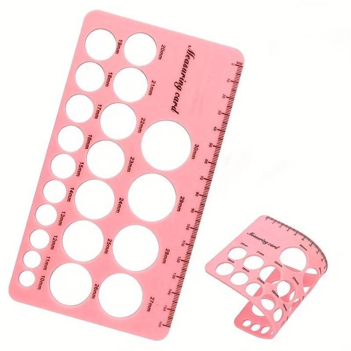 Nipple Ruler for Flange Sizing, Soft Flexible Silicone Measurement Tool for Breast Pump Sizing,Easy to Use for Pumping
