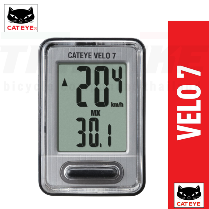 Cateye%20Velo%207/Velo%209%20black%20dial%20speedometer%20bicycle%20distance%20-%20Image%205