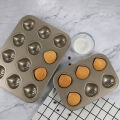 1Pieces Chestnut Shaped Cake Baking Tray Mold Carbon Steel Kitchen Baking Tool Outdoor Tableware.