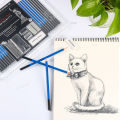 26 Pieces Professional Drawing Pencil Sketch Set Complete Artist Kit Pencil Pencil Sharpener Eraser Tools Art Supplies. 