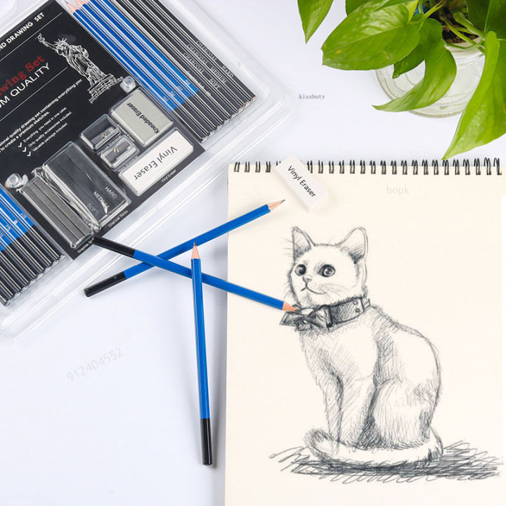 26%20Pieces%20Professional%20Drawing%20Pencil%20Sketch%20Set%20Complete%20Artist%20Kit%20Pencil%20Pencil%20Sharpener%20Eraser%20Tools%20Art%20Supplies%20-%20Image%203