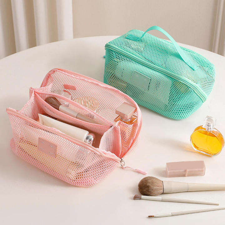 Makeup Organizer Female Toiletry Kit Bag Make Up Case Storage Pouch Vanity Storage, Cosmetic Bag, Organizer Bag For Travel Zip