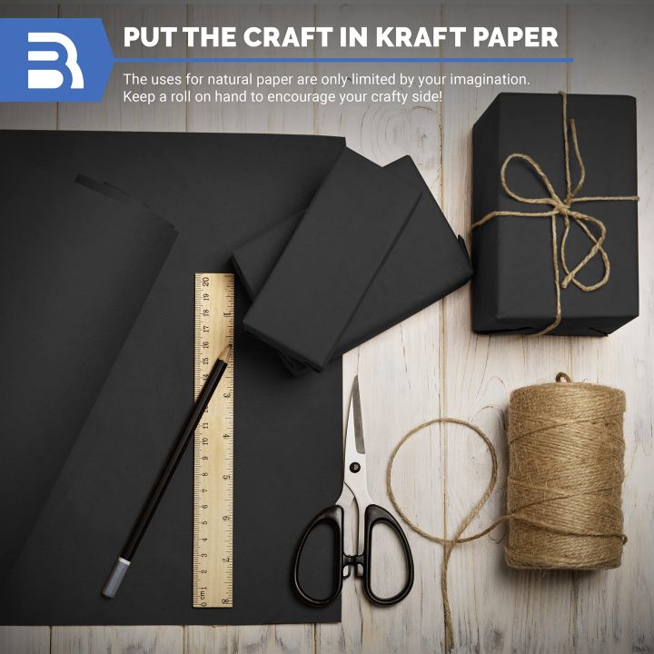 1%20Roll%20Of%20Black%20Kraft%20And%20Craft%20Paper%2030CM*10M%20Wall%20Art,%20Easel%20Paper,%20Non-Fading%20Bulletin%20Board%20Paper,%20%20Wrapping%20Paper%20-%20Image%204
