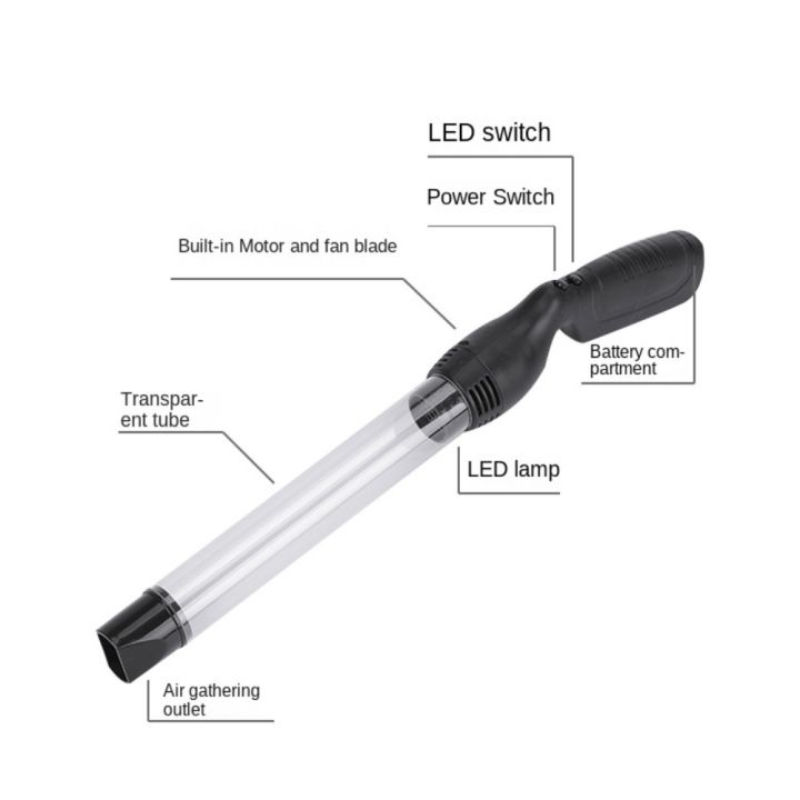 Bee Electronic Powerful With LED Light Sucker Grabber Moth Bug Vacuum ...