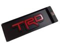 TRD logo in original metal stuff. 