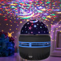 Mini LED Starry Sky Light Projection Night Light Bedside Bedroom Atmosphere Lamp Rotating Magic Ball Stage Light Projector Lamp. 