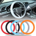 Advanced anti-skid silicone steering wheel cover with elastic stretch to enhance internal design and comfortable grip accessorie. 