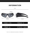 New Alien Uv Resistant Sunglasses, Punk Goggles, Futuristic Y2k Large Frame Integrated Sunglasses 7751. 
