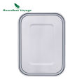 Boundless Voyage Titanium Bento with Lid & Handle Leak Proof Lunch Box Container Ultralight Outdoor Camping Cookware Ti2081C-83C. 