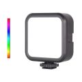 Mini Portable LED Video Light 5W 6500K 31PCS with Ajustment RGB Fill Light for 1/4 Inch Screw Hole Camera Tripod for YouTube. 