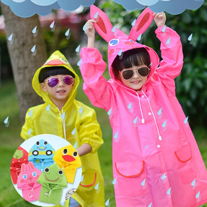 Cute cartoon children raincoat Eva kids raincoat waterproof raincoat for kids