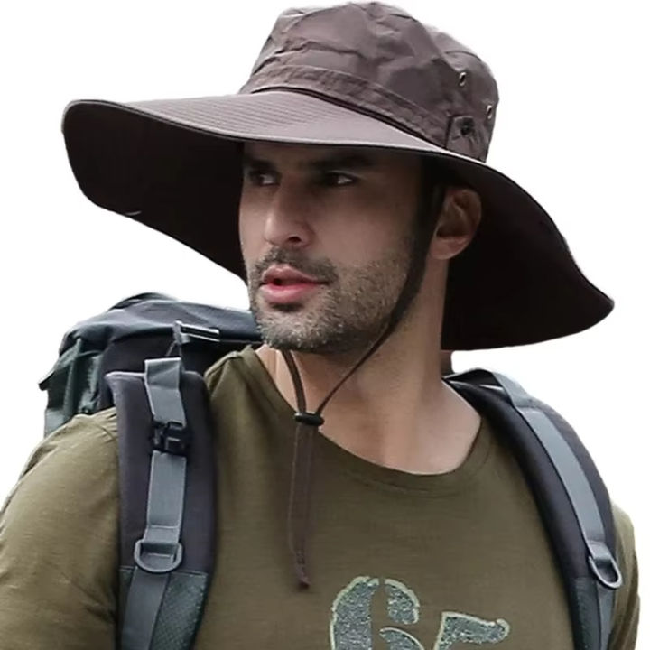 Summer%20Mountaineering%20Fishing%20Hat%20Men's%20UV%20Resistant%20Fisherman%20Hat%20Large%20Eave%20Outdoor%20Work%20Sun%20Protection%20Hat%20Sun%20Visor%20Hat%20-%20Image%202
