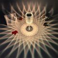 Rechargeable Diamond Crystal Table Lamp Acrylic Desk Decor Atmosphere Lamp LED Bedside Night Light For Bedroom/Living Room. 