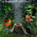 Fish Tank Decoration Landscaping Resin Rockery Decoration Aquarium Simulated Volcano Shape Home Craft Decoration Ornaments. 
