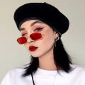 ZXWLYXG 2025 New Small Rectangle Sunglasses Women Retro Brand Designer Red Sun Glasses Men Glasses Female Unisex. 