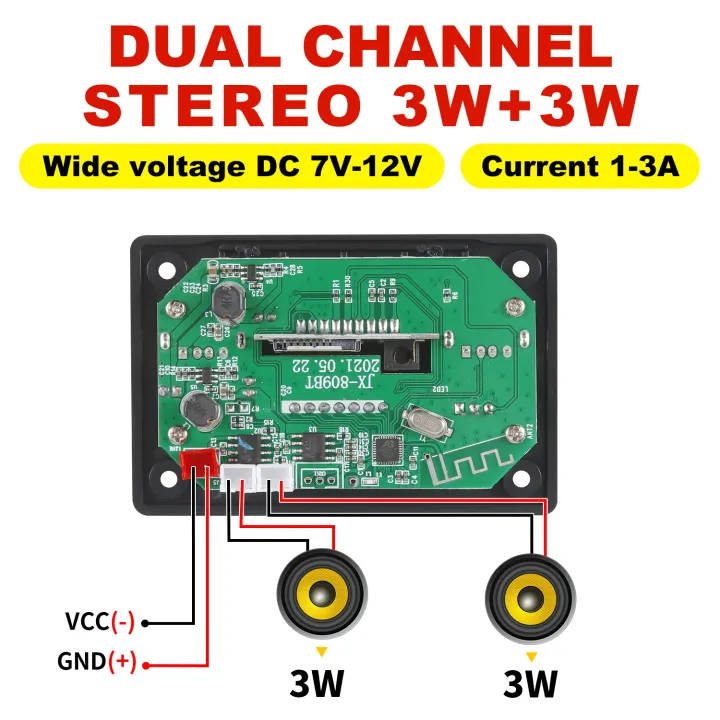 80W/6W%20Amplifier%20MP3%20WMA%20WAV%20Decoder%20Board%20USB%20Charging%20Bluetooth%205.0%20Wireless%20Music%20Player%2012V%20Car%20FM%20Radio%20AUX%20Call%20Recording%20-%20Image%205