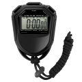 Waterproof Stopwatch Digital Handheld LCD Timer Chronograph Sports Counter with Strap for Swimming Running Football Training. 
