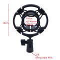 Universal Professional Condenser Microphone Shock Mount Holder Studio Recording Bracket For Large Diaphram Mic Clip.