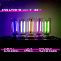 Portable USB Touch Night Light Plug and Play LED Incandescent Filament Lighting Decorative Ambient Lamp for Car Bedroom Camping. 