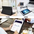 DINGRICH iPad 9th/8th/7th Generation Case with Keyboard,Compatible with iPad 10.2 9th / 8th / 7th Gen /Air 10.5 3rd Gen,Smart Case Cover,with Bluetooth Backlit Keyboard, Black. 