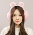 Winter Folding Portable Cold Protective Furry Plush
Earmuffs Windproof Outdoor Soft Comfortable Fur
Ear Protection Muffs. 