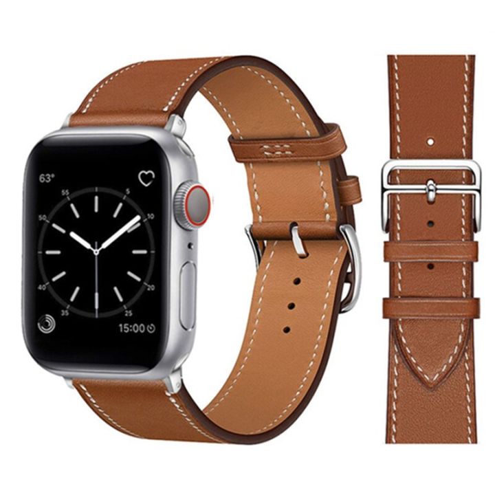 Leather Strap For Apple Watch Band 49mm 45mm 44mm 42mm