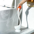 Swan Shaped Toilet Brush Set with Base and Long Handle Bathroom Accessories Easy to Clean Toilet. 