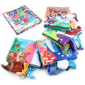 0-36M Baby 3D Cloth Book Early Learning Toy Tail Puzzle Parent-child Interactive Soft Cloth Infants Activity Toys for Babies. 