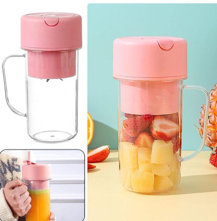 HOTTEST SALE USB Small Mini Portable Single Individual Fruit Juicer Mixer Fruit Supplies Kitchen Accessories Tool Juice Maker Rechargeable