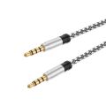 3.5mm Male to Male 2 Meter - Strong Auxiliary Cable - Durable Aux Cable for wireless Headphones Speakers - 1 by 1 cable - Multicolor 3.5mm to 3.5mm. 