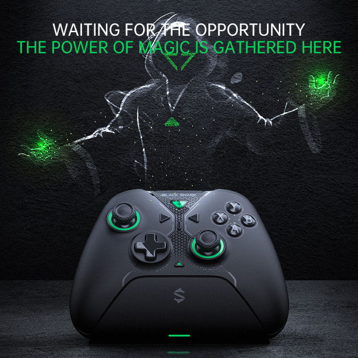 Original%20Black%20Shark%20Gamepad%20Wireless%20Controller%20Black%20Wizard%20Hall%20Magnetic%20Trigger%20Game%20Joystick%20For%20Switch%20PC%20Android%20IOS%20Xbox%20-%20Image%205