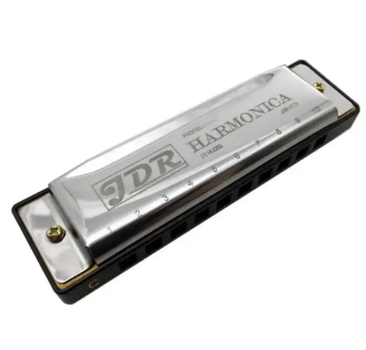 10%20Hole%20Mouth%20Harmonica,%20Jdr%20Harmonica,%20C%20Scale%20Harmonica,%20Musical%20Instrument%20-%20Image%202