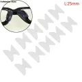 5Pairs Glasses Nose Pads Adhesive Silicone Nose Pads Non-slip  Clear, Black Thin Nosepads For Glasses Eyeglasses Sunglasses. 