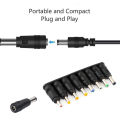 8Pcs Universal DC Plugs Power Adapter Conversion Head 5.5mm x 2.1mm Female to Male Power Supply Adapter Jack Connector Tips for. 