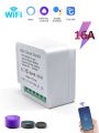 16A/20A WiFi Mini Smart Switch Module 2-way Control Cozy Life APP Remote Control for Alexa Home Automation Voice Control.