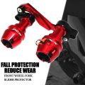 For Honda PCX125 PCX 125 150 accessories Front Fork Wheel Fall Muffler Pipe Frame Protection Frame Slider Anti Crash Protector.