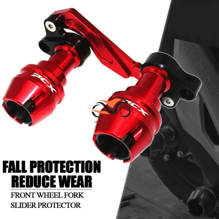 For%20Honda%20PCX125%20PCX%20125%20150%20accessories%20Front%20Fork%20Wheel%20Fall%20Muffler%20Pipe%20Frame%20Protection%20Frame%20Slider%20Anti%20Crash%20Protector%20-%20Image%202