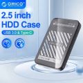 O-R-I-C-O 2.5 inch Hard Drive Enclosure USB3.0 SATA 5Gbps Type-C External Portable Storage HDD Case for PC Laptop Notebook Hard Disk.