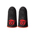 Professional Freefire Gaming Finger Sleeves For Mobile Games 1 Pair Anti-sweat Breathable Lycra Carbon Fiber and Fabric Suitable For Tablet Screen Touch. 