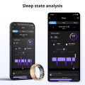 [2024] COLMI R03 Smart Ring Men Women, Battery Life 39 Days, Health Monitor, IP68 & 5ATM Waterproof, Multi-sport Mode. 