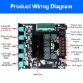 TB21 TPA3116D2 Original 32pin Flagship Audio Chip 50W + 50W + 100W Sub-Woofer Amplifier Bluetooth 5.0 USB AUX Audio Input 2.1 Base Treble 12V~24V DC Supply Similar ZK-TB21 CA-TB21.