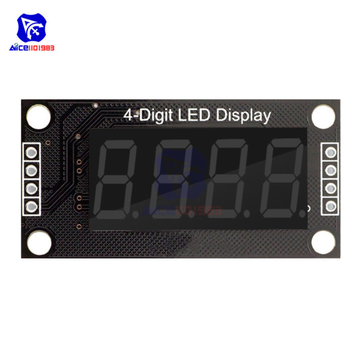 TM1637%200.36"%204%20Bit%20LED%20Digital%20Tube%20Display%207%20Segments%20Red%20Green%20Blue%20Yellow%20White%20LED%20Module%20Board%20with%20Pin%20for%20Arduino%20-%20Image%205