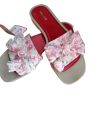 Female nice bow chappal, soft, trendy with cute bow ladies shoes.. 
