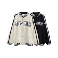 F1🚀Quick delivery Diec kins striped bomber jacket snap button. 