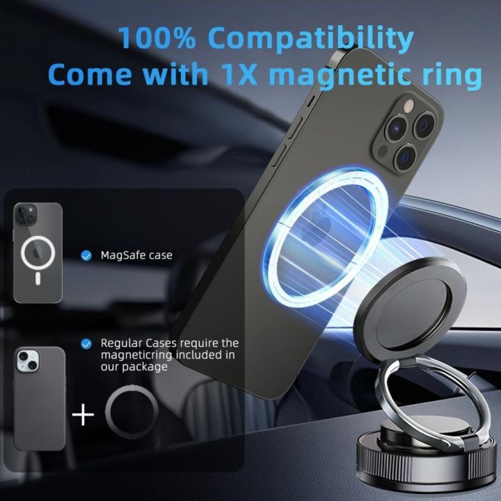 Magnetic%20Phone%20Holder%20Stand,%20for%20%20Suction%20Cup%20Phone%20MountAdjustable%20Swivel%20Lock,%20for%20Your%20Car/Gym/Mirror%20-%20Image%204